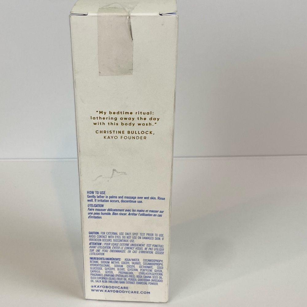 Kayo Detox Body Wash, Detoxifying Bamboo Charcoal Acne Body Wash New - Picture 3 of 6